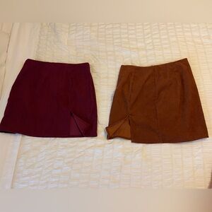 Mini skirts - pair